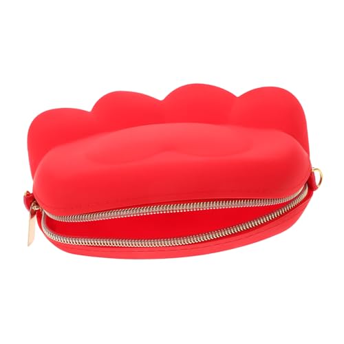 Homoyoyo Münzaufbewahrungstasche Mit Katzenpfoten-Motiv Silikon-münzbeutel Handtragetasche Für Wechselgeld Kleine Geldbörse Mit Münzfach von Homoyoyo