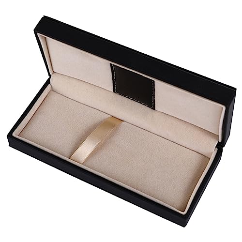 Homoyoyo Multifunktionale PU Stiftkiste Elegantes Stiftgeschenk für Männer und Frauen Kleine Stiftverpackung Robust und Langlebig für Büro und Schwarze von Homoyoyo