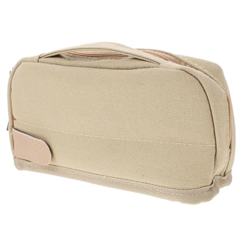 Homoyoyo Canvas Stiftetui Tragbare Stiftaufbewahrung Multifunktionale Federtasche Für Zuhause Zipper Stiftehalter Große Kapazität Für Schule Und Büro von Homoyoyo