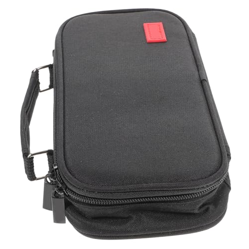 Homoyoyo Schreibwarentasche Mit Reißverschluss Aus Segeltuch Tragbare Stiftetasche Mit Griff Großes Fassungsvermögen Für Stifte Bleistifte Lineale Notizen Radiergummis Geeignet Für von Homoyoyo