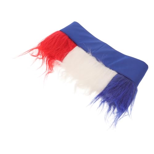 Homoyoyo Multifunktionales Kunsthaar Party gefälscht geflochten lustig orangefarbene Perücke Perückenverzierung Festivalperze kreatives Kunsthaar falsche Haare Stoff von Homoyoyo