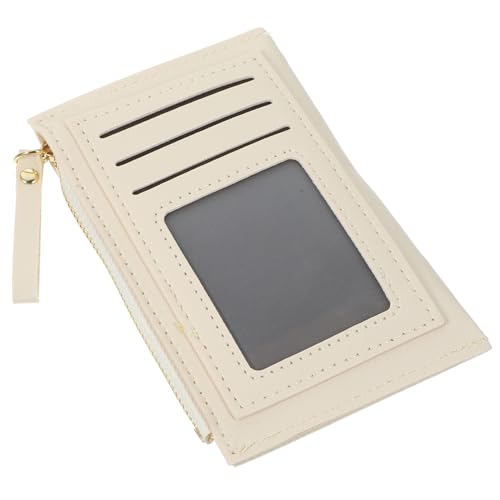 Homoyoyo Multikard-münzbeutel Geldbeutel Kompakte Brieftasche Kleiner Beutel Kleines Portemonnaie Damen Beutel Ändern Münzhalter Für Geldbörse Kleine Geldbörse Reißverschlusspanzer Pu Weiß von Homoyoyo