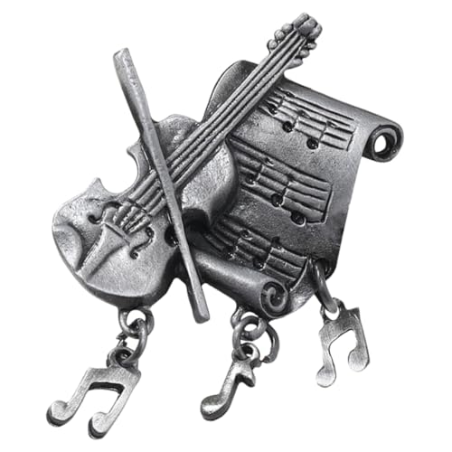 Homoyoyo Musiknoten Brosche Buchstaben Brosche Vintage Brosche Musik Brosche Emaille Anstecknadeln Broschen Anstecknadeln Strass Anstecknadeln Buch Anstecknadel Große Broschen von Homoyoyo