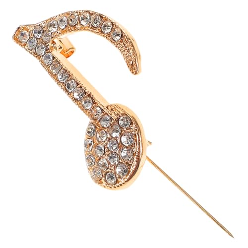 Homoyoyo Musiknoten Brosche Aus Legierung Mit Strass Für Frauen Stilvolle Anstecknadel Mit Einzigartigem Blumenmotiv Retro-inspiriert Für Jacken Schals Und Taschen Perfektes Zubehör Für von Homoyoyo