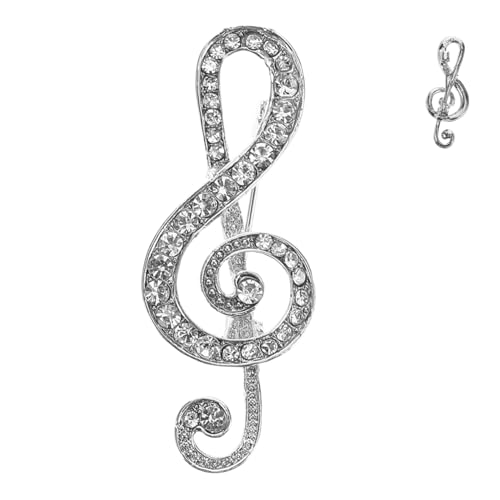 Homoyoyo Musiknoten Brosche Schmuck Broschen Und Anstecknadeln Für Frauen Brosche Mit Musikthema Anstecknadel Broschenzubehör Musikinstrumenten Brosche Musikbroschen Für Frauen von Homoyoyo