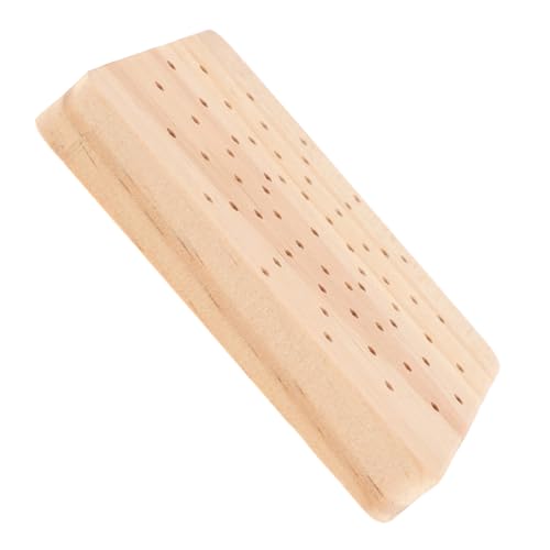 Homoyoyo Nagelbohrer Halter aus Holz mit Mehrfachlöchern Kompakter Nagelbit Organizer für Maniküre Platzsparender Nagelfräser Bit Ständer für Nagelstudio Eleganter Aufbewahrungsständer von Homoyoyo