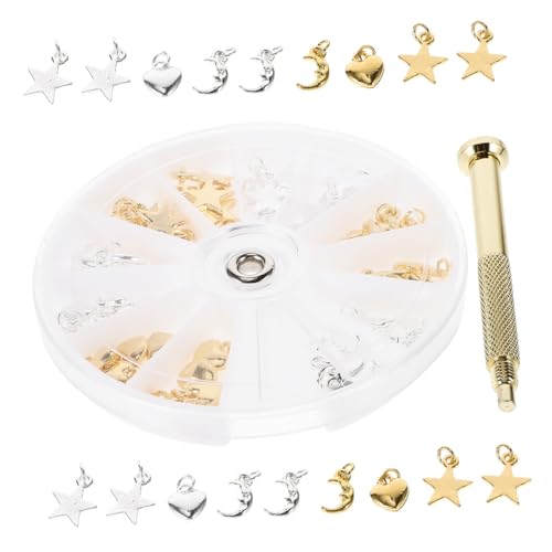 Homoyoyo Nagelkunst Anhänger Selbstgemacht Nagel Piercing Werkzeug Für Mädchen Einfach Zu Verwenden Langlebig Für Nagelkunst Und Maniküre Geeignet Für Salon Und Heimgebrauch von Homoyoyo
