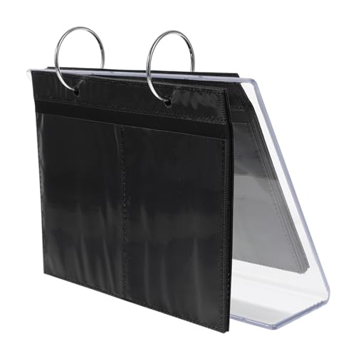 Homoyoyo Nail Sticker Aufbewahrungsbuch Transparent Organizer für Nagelkunst Aufkleber Maniküre Salon DIY Nageldekoration Geeignet für Nagelstudio und Heimgebrauch von Homoyoyo