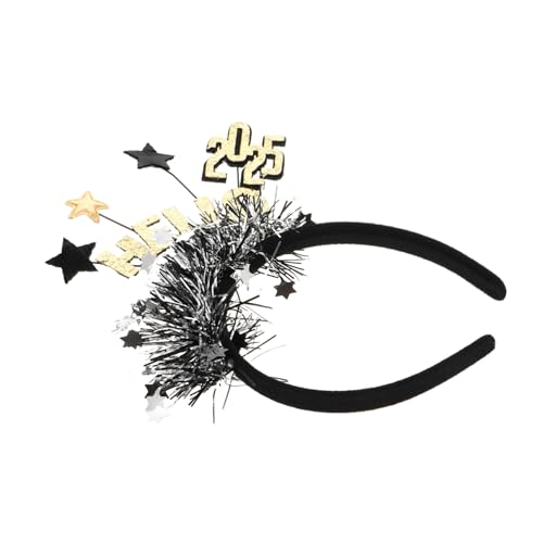 Homoyoyo Frohes Neues Jahr Stirnband Mit Stern Boppers Für Silvester Party Supplies Und Neujahrsparty Dekoration Bequemer Und Langlebiger Schmuck Für Verschiedene Feiertage von Homoyoyo