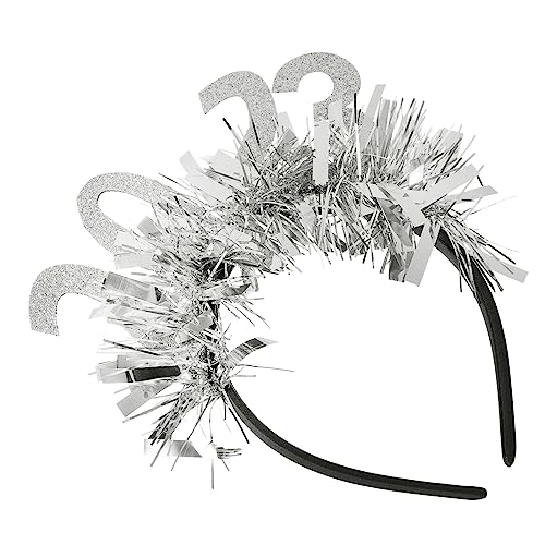 Homoyoyo Neujahrs Haarreif Festlicher Haarschmuck für Foto Requisiten Geeignet für Erwachsene Lustigem Design für Unvergessliche Neujahrspartys von Homoyoyo