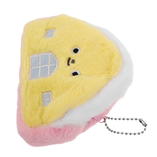 Homoyoyo Kawaii Plüsch Geldbörse Schlüsselanhänger -Design Tragbare Mini Aufbewahrung Für Münzen Und Kopfhörer Süße Damen Geldbörse Für Unterwegs Für Mädchen Und Jugendliche von Homoyoyo