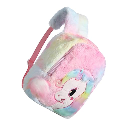 Homoyoyo Niedlicher Plüschrucksack Für Mädchen Kindergarten Schultasche Cartoon Design Leicht Tragbar Und Waschbar Junge Mädchen Geschenk Fotorucksack von Homoyoyo