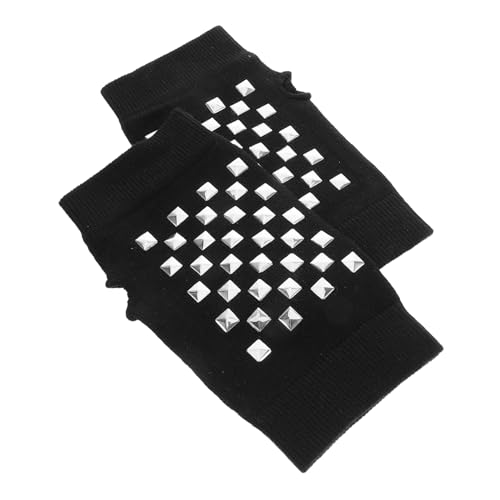 Homoyoyo Nietenhandschuhe Für Damen Bequeme Und Warme Fingerlose Strickhandschuhe Mit Nieten Für Studenten Beim Schreiben Tippen Für Frühling Cosplay Und Freizeit Homoyoyo Nietenhandschuhe Für Damen Bequeme Und Warme Fingerlose Strickhandschuhe Mit Nieten Für Studenten Beim Schreiben Tippen Für Frühling Cosplay Und Freizeit von Homoyoyo