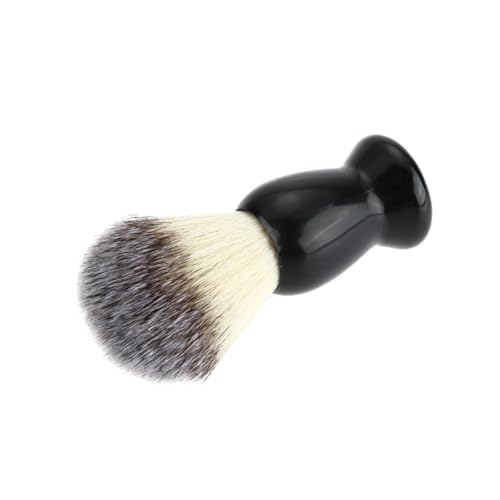 Homoyoyo Nylon Rasierpinsel Herren mit Synthetischen Borsten Weicher Pinsel für Sanfte Nassrasur Stilvoller Resin Griff Schnell Trocknend Geeignet für Sicherheits und Rasiermesser Tägliche von Homoyoyo