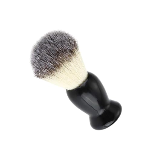 Homoyoyo Nylon Rasierpinsel für Männer Hochwertige Kosmetische Bürste mit Nylonborsten für Nassrasur und Tägliche Anwendung Stilvolles Design mit Resin Griff und Edelstahlbasis Einfach zu von Homoyoyo