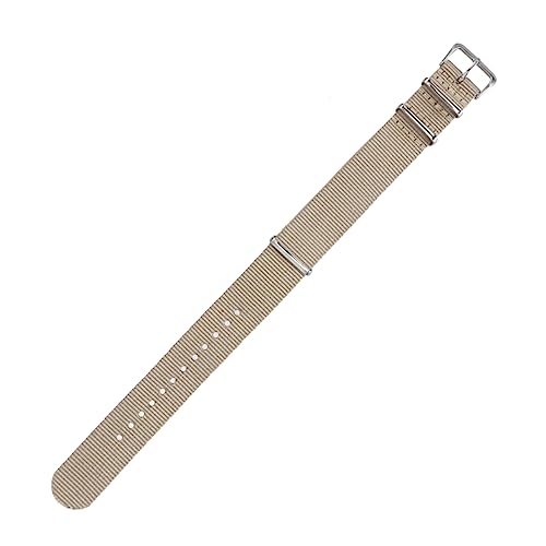 Homoyoyo Nylon Uhrenarmbänder Gewebtes Uhrenarmband Camouflage Smartwatch Hakenverschlüsse Armbandschlaufe Uhren Smartwatch Gürtel Nylon Uhrenarmband 18 Mm Uhrenarmband Khaki von Homoyoyo
