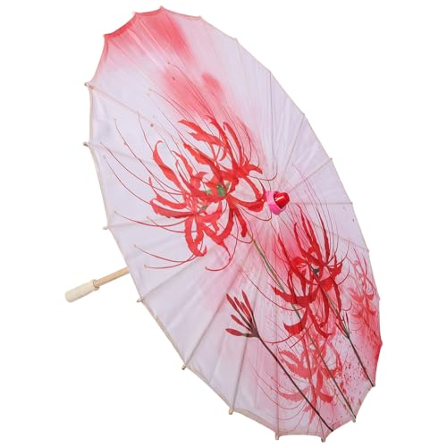 Handgemachter chinesischer Leinwan Handgemachter Regenschirm Ölpapier, Kunst Regenschirm Antiker Tanz Regenschirm Dekorativer Regenschirm Chinesischer Stil Ölpapier Regenschirm Ölpapier Diameter 80cm von Homoyoyo