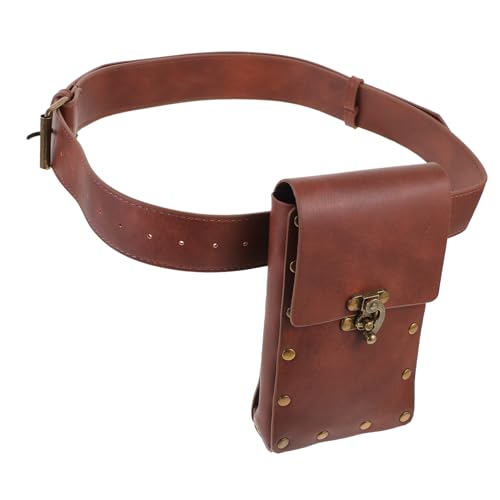 Homoyoyo Hüfttasche Für Damen Zarte Reisetasche Modische Bauchtasche Stylische Kleine Tasche Vintage Gürteltasche Mit Breitem Gürtel von Homoyoyo