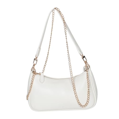 Homoyoyo PU Unterarmtasche für Damen Stilvolle Crossbody Handtasche für Reisen Einfarbige Schultertasche mit Praktischem Design Robustem Material von Homoyoyo