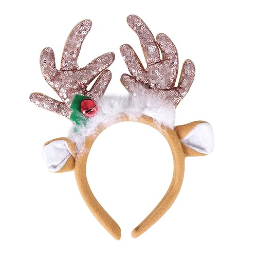 Homoyoyo Geweih Kopfschmuck Weihnachts Geweih Stirnband Schmuck Schneeflocke Haarreifen Entzückende Kopfbedeckung Originelles Für Junge Mädchen Mädchen von Homoyoyo