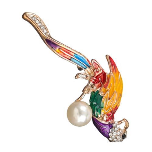 Homoyoyo Papageiennadel Aus Legierung Broschennadel Für Frauen Nadel Für Kleidung Schmuck Für Damen Papageien-brosche Brustnadel Hutbrosche Brosche Für Damen von Homoyoyo