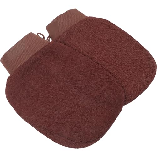 Homoyoyo Peeling Handschuhe 2 Stück Körperpeeling Handtücher für Sanfte Hautreinigung Duschhandschuhe für Zuhause für Männer und von Homoyoyo