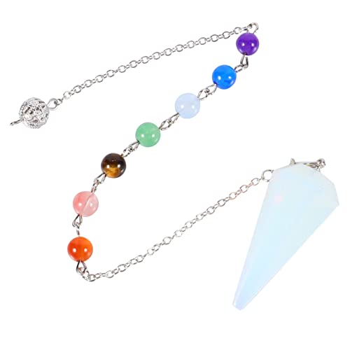 Homoyoyo Pendulum Drowsing Hexagon Anhänger Eleganter Taper Pendant für Chakra Energie Leicht und Robust für Männer und zur Divination und Meditation von Homoyoyo