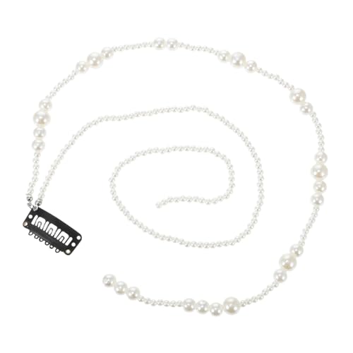 Homoyoyo Perlen Haarspange mit Eleganter Tassel Kette Dekorativer Haarklammer für Damen und Mädchen Leichtes Haaraccessoire für Hochzeit Party Alltag Stilvolles Design von Homoyoyo