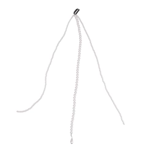 Homoyoyo Perlen haarclip Lang Elegant Damen Haarschmuck Handgefertigt Schmuckstück für Fest Braut Mädchen Frisur von Homoyoyo