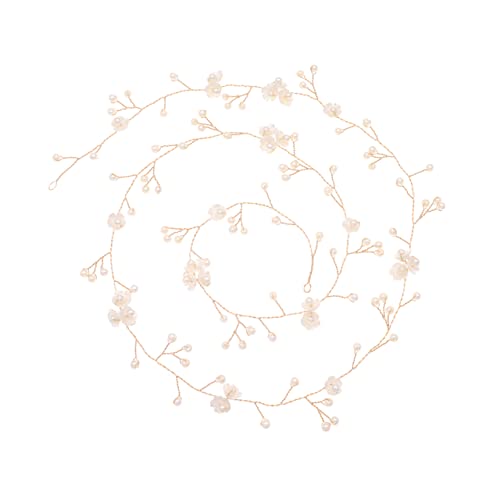 Homoyoyo Handgemachte Haarschmuck-kette Aus Perlen Und Muscheln Lang Elegantes Blumen-design Für Hochzeiten Partys Und Besondere Anlässe Homoyoyo Handgemachte Haarschmuck-kette Aus Perlen Und Muscheln Lang Elegantes Blumen-design Für Hochzeiten Partys Und Besondere Anlässe von Homoyoyo