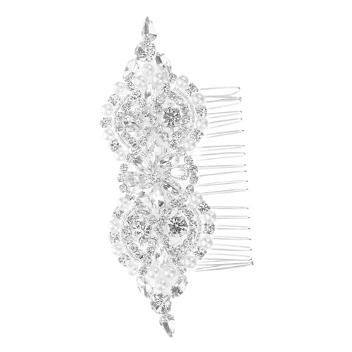 Homoyoyo Haarkamm Für Braut Mit Künstlichen Diamanten Seitenkamm Mit Strasssteinen Haarnadel Für Frauen Haarschmuck Für Hochzeit Und Besondere Anlässe von Homoyoyo
