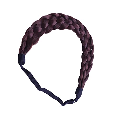 Homoyoyo Perückenzöpfe Aus Hochtemperaturdraht Für Frauen Klassische Geflochtene Stirnbänder Haarteil in Leicht Verstellbar Langlebig Und Natürlich Wirkend Für Besondere Anlässe von Homoyoyo