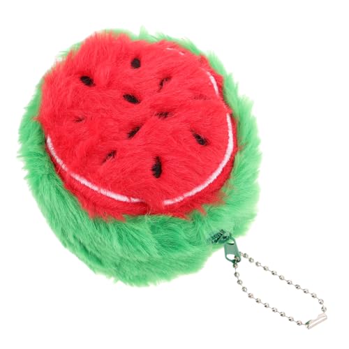 Homoyoyo Cute Watermelon Plush Purse Für Mädchen Kawaii Geldbörse Schlüsselanhänger Portemonnaie Für Rucksäcke Aufbewahrung Von Münzen Und Kleingeld von Homoyoyo