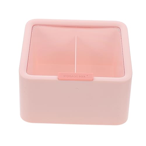 Homoyoyo Make-up-aufbewahrungsbox Mit Deckel Aus Plastik Wattepad-organizer Wattestäbchenhalter Make-up-behälter Für Kosmetikbedarf Und Kleine Gegenstände Homoyoyo Make-up-aufbewahrungsbox Mit Deckel Aus Plastik Wattepad-organizer Wattestäbchenhalter Make-up-behälter Für Kosmetikbedarf Und Kleine Gegenstände von Homoyoyo