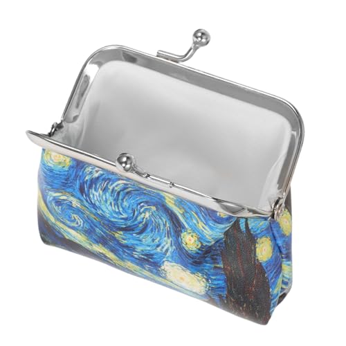 Homoyoyo Muster Geldbörse Für Damen Ölgemälde Design Schlüssel Und Münzbeutel Kompakte Reisetasche Für Kosmetik Und Kleine Gegenstände Stilvoll Und Langlebig Pu Für Alltag Und von Homoyoyo