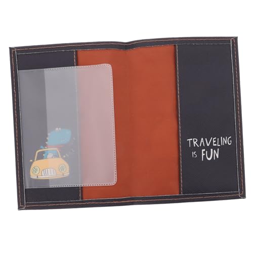 Homoyoyo Pu-passhülle Reisepasshülle Kartenetui Mit Dokumentenbehälter Faltbares Design Für Reisepass Organizer Einfache Reinigung Und Pflege von Homoyoyo