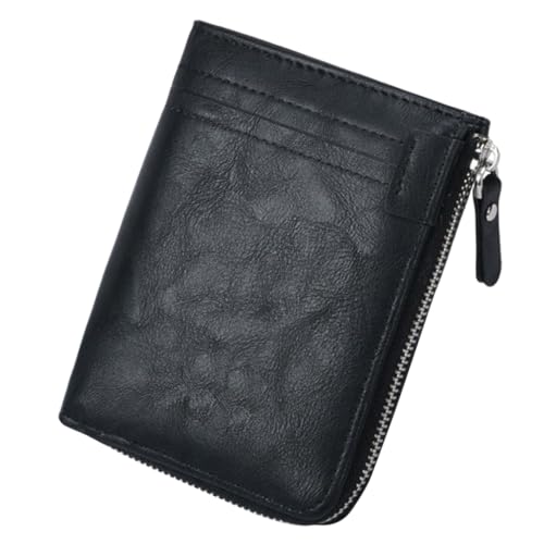 Homoyoyo Brieftasche Für Herren Lässige Geldbörse Mit Reißverschluss Organizer Für Karten Und Bargeld Retro-Design Schmale Clutch Für Männer Im Alltag Und Büro von Homoyoyo
