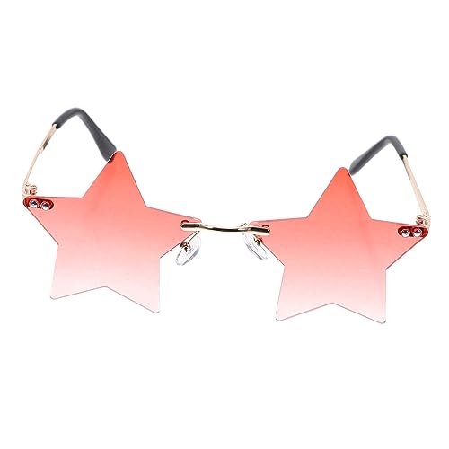 Homoyoyo Randlose Sonnenbrille Damen Vintage Stil mit Uv Schutz Ergonomische Nasenpads Gebogene Bügel Stylische Partybrille für Erwachsene für Festivals Urlaub und Alltag Homoyoyo Randlose Sonnenbrille Damen Vintage Stil mit Uv Schutz Ergonomische Nasenpads Gebogene Bügel Stylische Partybrille für Erwachsene für Festivals Urlaub und Alltag von Homoyoyo