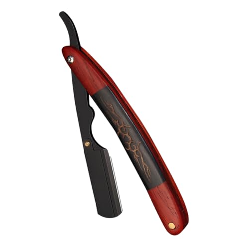 Homoyoyo Rasiermesser aus Schwarzem für Herren Retro Rasierwerkzeug mit Wechselbarer Klinge für Zuhause Reisen und Praktischer Rasiermesser Halter für Präzises Trimmen und Pflege von Homoyoyo