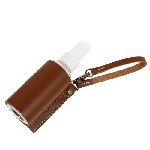 Homoyoyo Reise Schlüsselanhänger Braun Wiederverwendbarer Auslaufsicherer Reisebehälter für Flüssigkeiten Geeignet für Männer und Frauen Praktischer Reisebegleiter von Homoyoyo