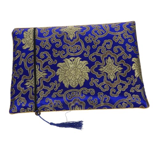 Homoyoyo Reißverschlusstasche Für Kleine Und Notizen Aufbewahrungstasche Im Chinesischen Stil Mit Floralem Design Stifttasche von Homoyoyo