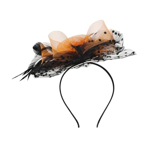 Homoyoyo Retro Fascinator Hut Mit Federn Und Netz Für Damen Elegantes Haaraccessoire Für Hochzeit Teeparty Und Bankett Vielseitig Als Haarreif Oder Haarschmuck Verwendbar von Homoyoyo
