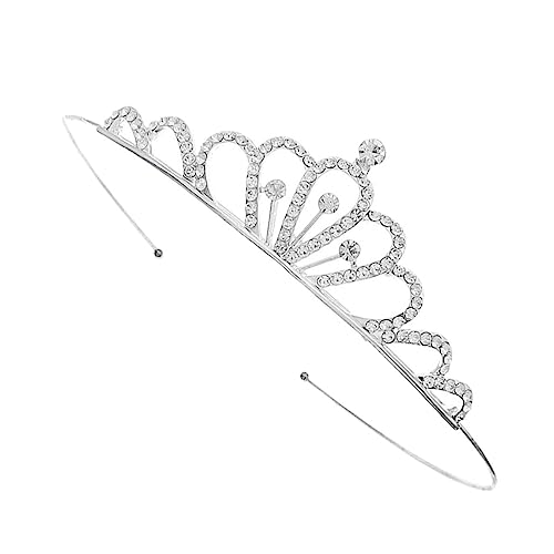 Homoyoyo Rhinestone Bridal Crown Tiara aus Legierung Strass Haarband für Braut und Hochzeit Glänzendes Accessoire für Party Fotoshooting und Festliche Anlässe von Homoyoyo
