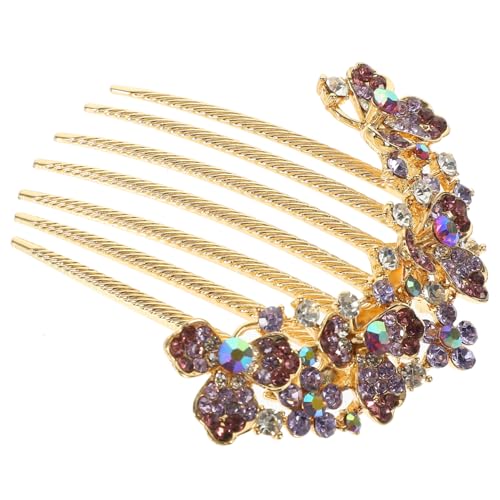 Homoyoyo Rhinestone Haarkamm Braut Haarschmuck Funkelnder Strass Seitlicher Haarkamm für Hochzeiten Partys und Festliche Anlässe Damen Haaraccessoire in von Homoyoyo