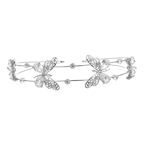 Homoyoyo Strass Schmetterlings Stirnband Für Damen Hochzeitskopfschmuck Aus Zinklegierung Glitzer Haaraccessoire Stilvolles Design Für Hochzeiten Und Besondere Anlässe von Homoyoyo