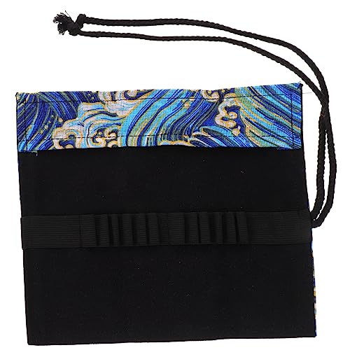 Homoyoyo Rollen Bleistiftrolle Vielseitiger Bleistiftfall Tragbar Veranstalter Farbige Federtasche Bleistiftfälle Büro Schule Bleistifte Mäppchen Schreibwaren Blue Bettwäsche Aus Baumwolle von Homoyoyo