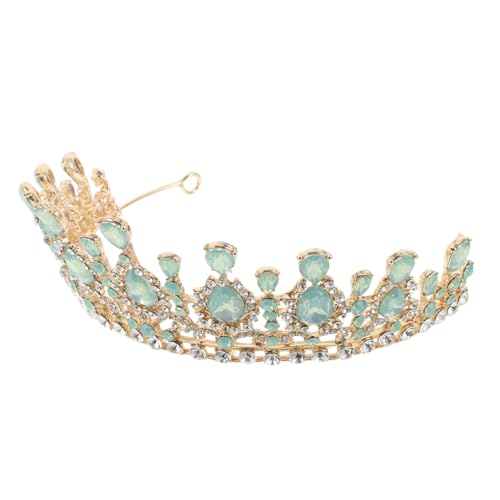 Homoyoyo Romantische Brautkrone mit Kristallrhinestones Leichtes Ergonomisches Hochzeits Haaraccessoire für Braut Vielseitige Tiara für Hochzeit Geburtstag Themenfotoshootings Design von Homoyoyo