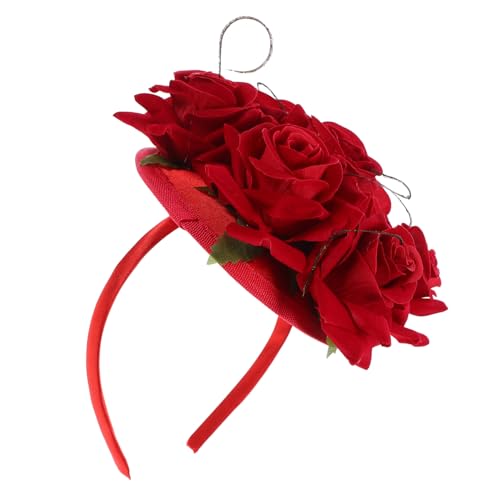 Homoyoyo Rosen-stirnband Mit Rosendesign Für Damen Partykostüm-accessoires Robustes Material Und Feine Verarbeitung Bequem Und Langlebig Zu Tragen von Homoyoyo