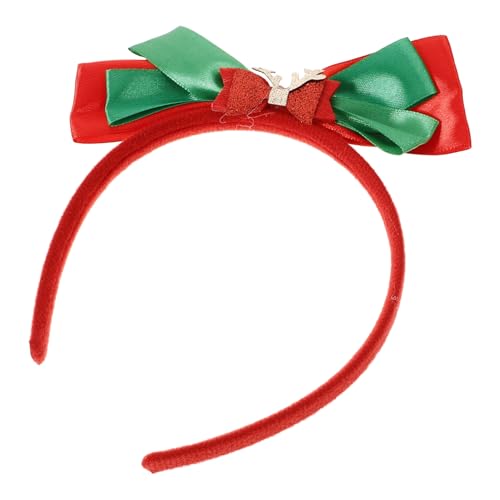 Homoyoyo Bowknot Stirnband Für Weihnachten Und Grünes Design Mit Geweih Lustiges Haarschmuck-accessoire Für Damen Für Weihnachtsfeiern Und Festliche Anlässe von Homoyoyo