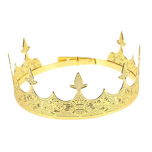Homoyoyo Royal Herren Krone Retro Design Königskrone mit Einzigartigen Verzierungen und Detaillierten Mustern für Festival Party Halloween und Kostüm Accessoire Verstellbar und Bequem Homoyoyo Royal Herren Krone Retro Design Königskrone mit Einzigartigen Verzierungen und Detaillierten Mustern für Festival Party Halloween und Kostüm Accessoire Verstellbar und Bequem von Homoyoyo